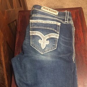 Rock revival jeans size 36 easy ankle skinny.